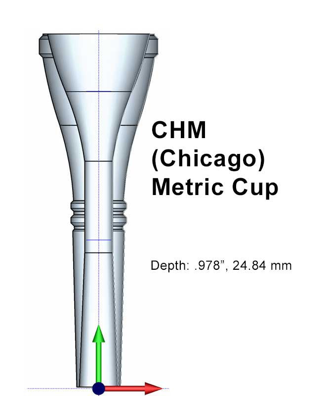 Osmun Metric Horn Cup