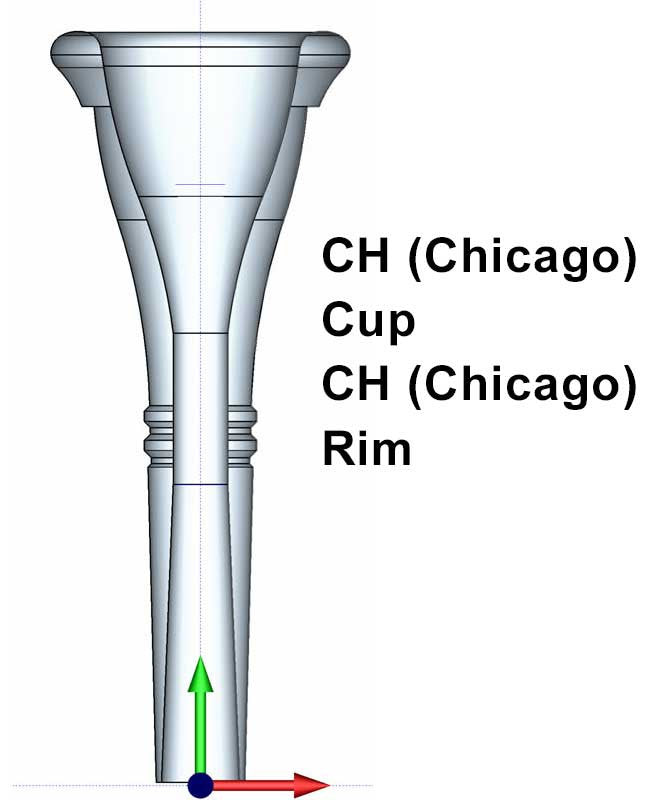 Osmun One Piece Horn Mouthpiece