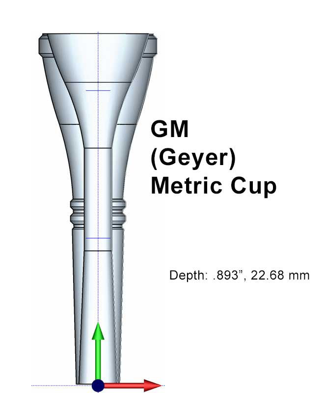 Osmun Metric Horn Cup