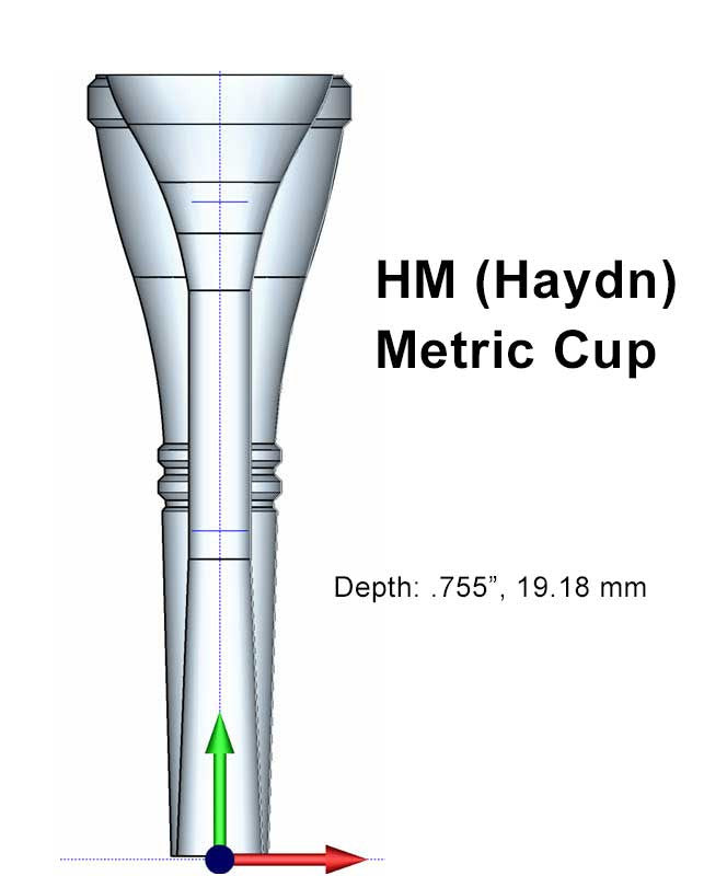 Osmun Metric Horn Cup