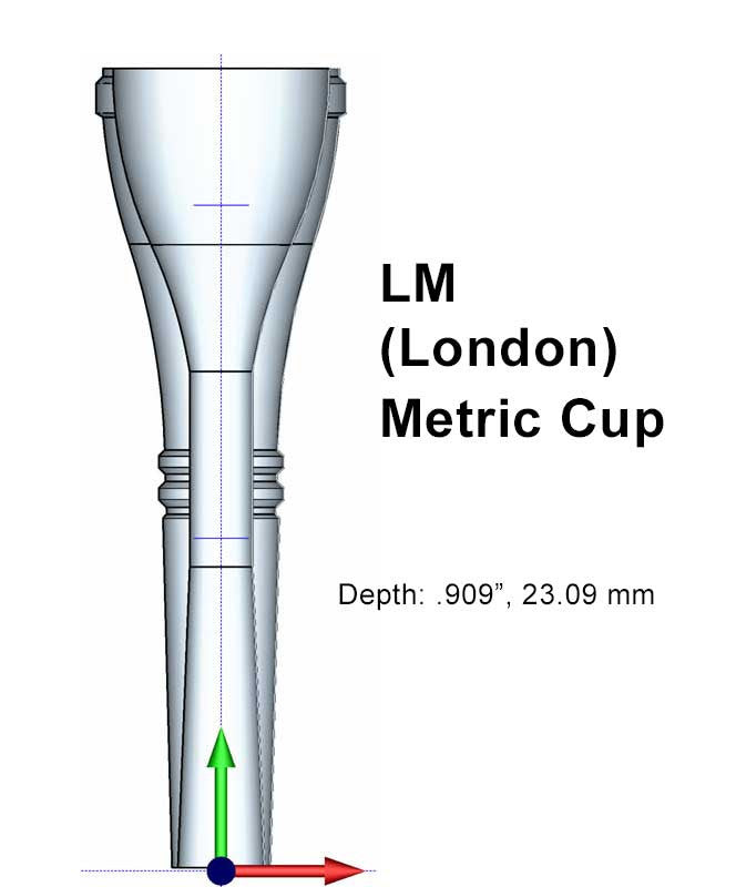 Osmun Metric Horn Cup