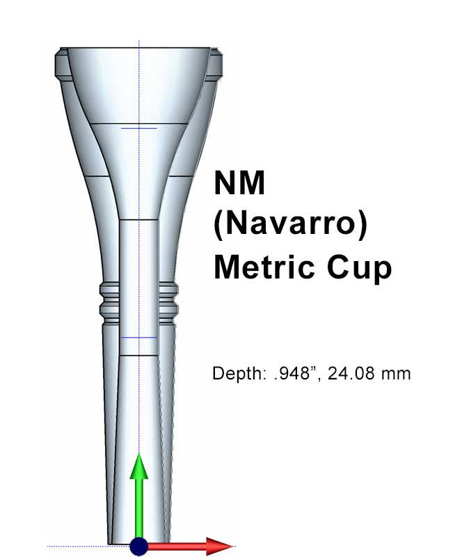 Osmun Metric Horn Cup