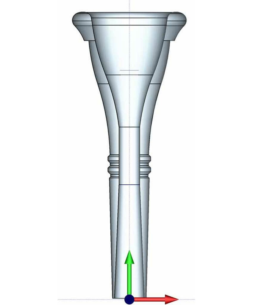 Osmun Custom Horn Mouthpiece OHC1P