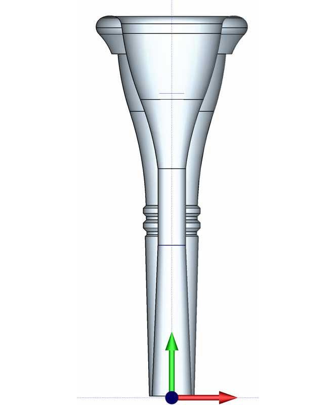 Osmun One Piece Horn Mouthpiece
