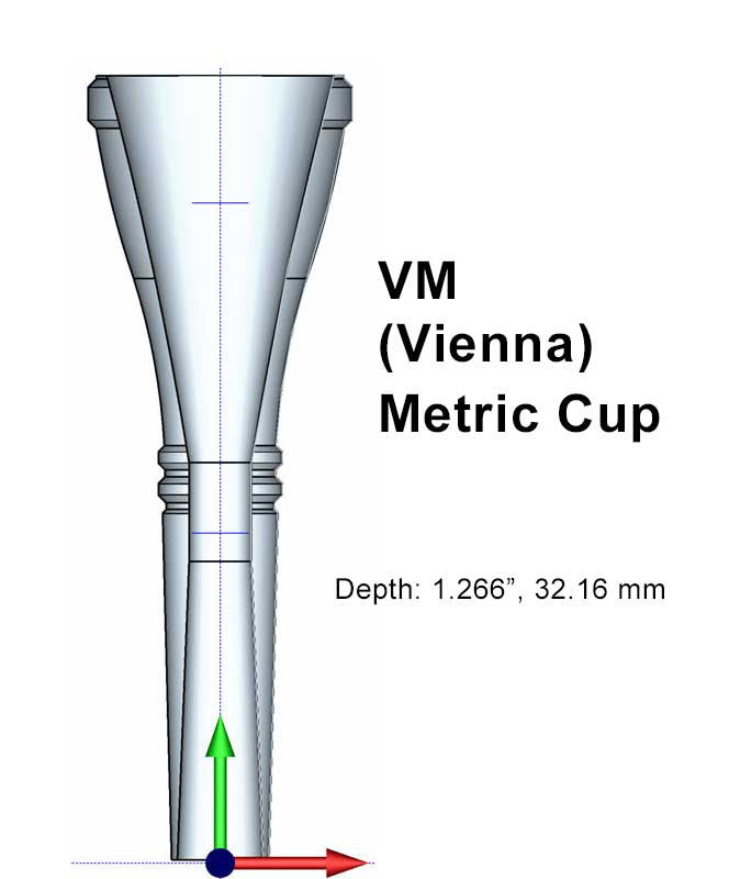 Osmun Metric Horn Cup
