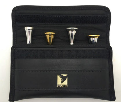 French Horn 4 Mouthpiece Pouch Leather