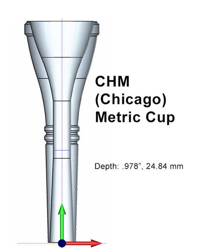 Osmun Metric Horn Cup