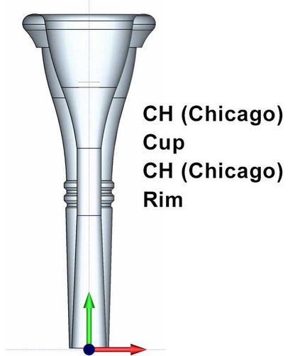 Osmun One Piece Horn Mouthpiece