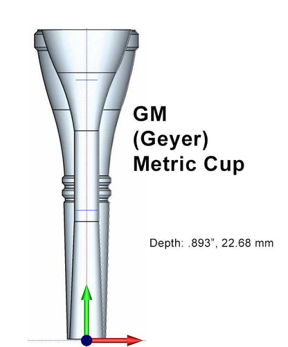 Osmun Metric Horn Cup