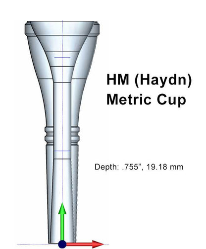 Osmun Metric Horn Cup