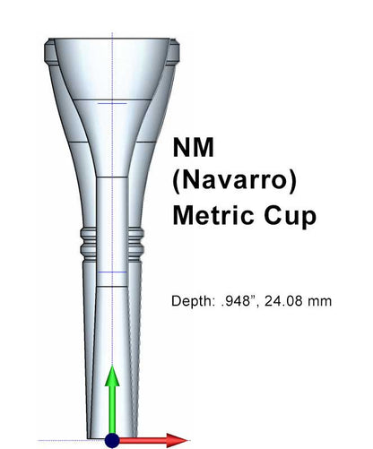 Osmun Metric Horn Cup